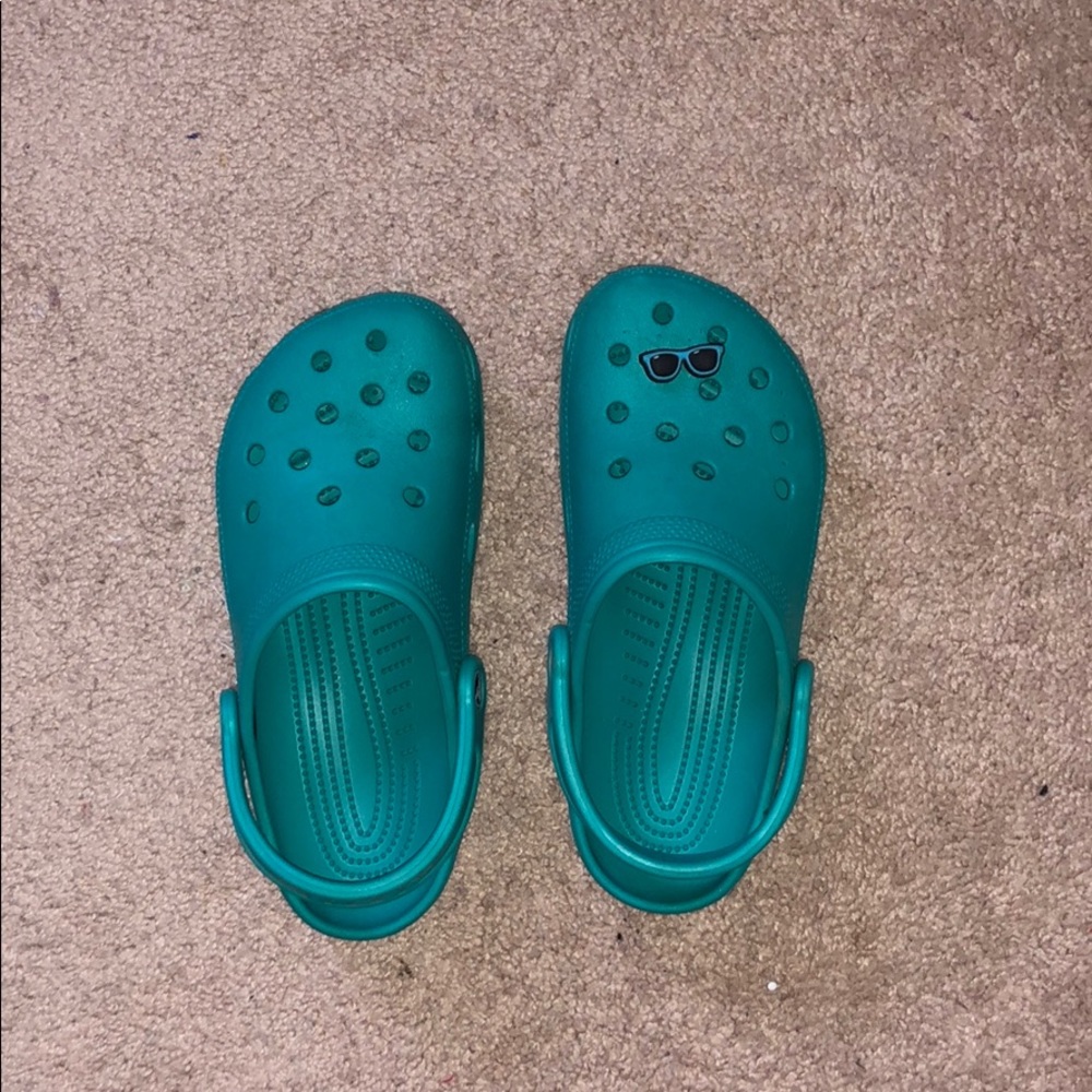 Barely Worn Teal Crocs